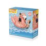 Bestway Flamant Rose Gonflable avec Poignées 138x107 cm +3 Ans Plage Piscine 41525