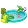 Bestway Piscine Gonflable Parc de Jeux Crocodile 224x181x72 cm +2 Ans Jardin 53166