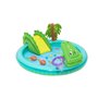 Bestway Piscine Gonflable Parc de Jeux Crocodile 224x181x72 cm +2 Ans Jardin 53166