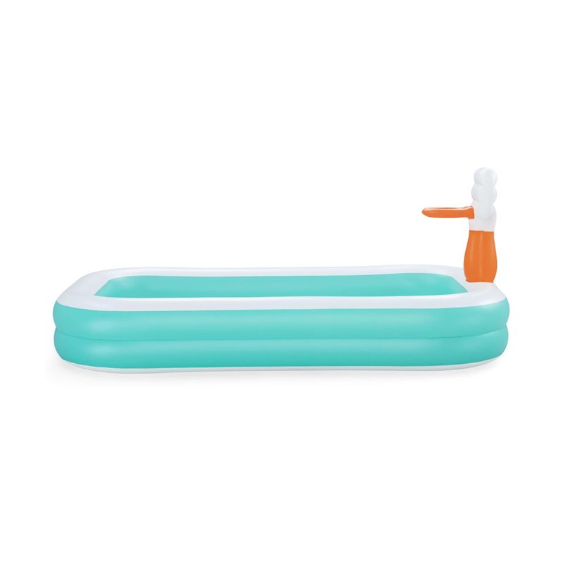 Image secondaire de Bestway Piscine Gonflable Enfant Basket 251x168x102 cm +3 Ans Jardin 54445
