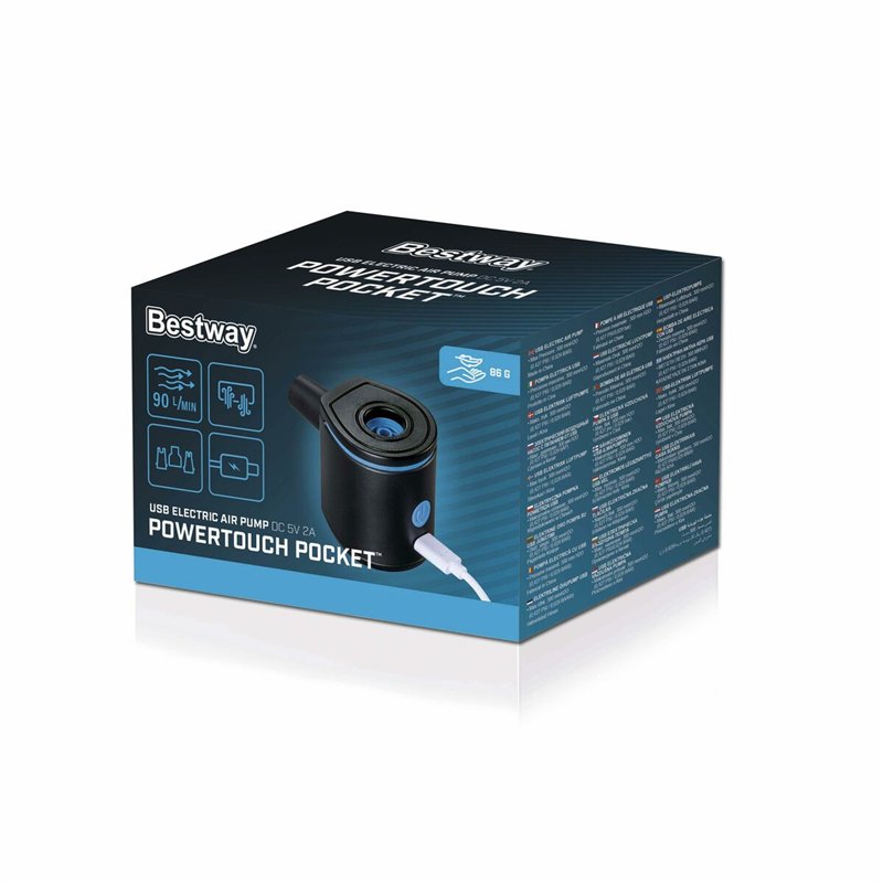 Image secondaire de Bestway Gonfleur Électrique 57x5x65 cm 90 Litre/Minute Gonflable et Camping 62289