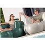 Bestway Fauteuil Gonflable avec Repose-pieds Couleur Assortie 107x99x80/48x48x36 cm