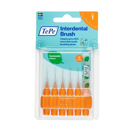 brosses interdentaires Tepe   Orange 0,45 mm 6 Unités