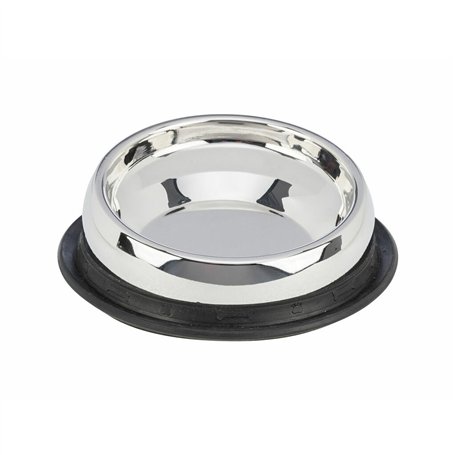 Mangeoire pour chiens Trixie Ø 19 cm 250 ml Gris Caoutchouc