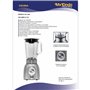 Bol mixeur Mx Onda MXBBE2120 Acier 1000 W