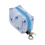 Distributeur de sacs Stitch Bleu clair 100 % polyester 9 x 21 x 3 cm