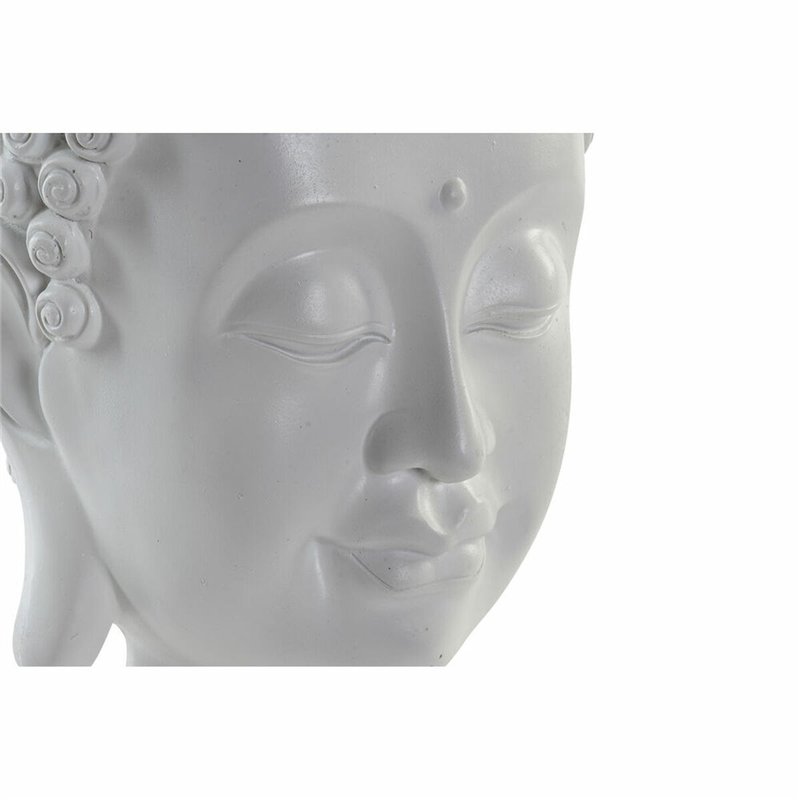 Image secondaire de Figurine Décorative DKD Home Decor Buda Blanc Résine (20 x 20 x 30 cm)
