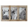 Cadre photo DKD Home Decor Verre Naturel Montagne Bois MDF (35 x 1,2 x 18 cm)