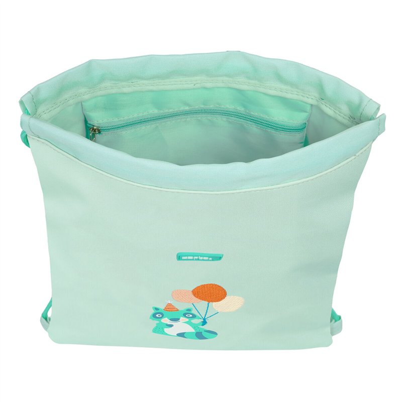 Image secondaire de Sac à dos serré par des ficelles Safta Fiesta Vert 26 x 34 x 1 cm
