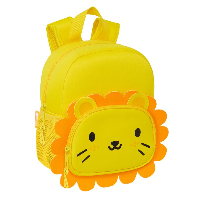 Sac à dos enfant Safta Leon Jaune 20 x 25 x 9 cm