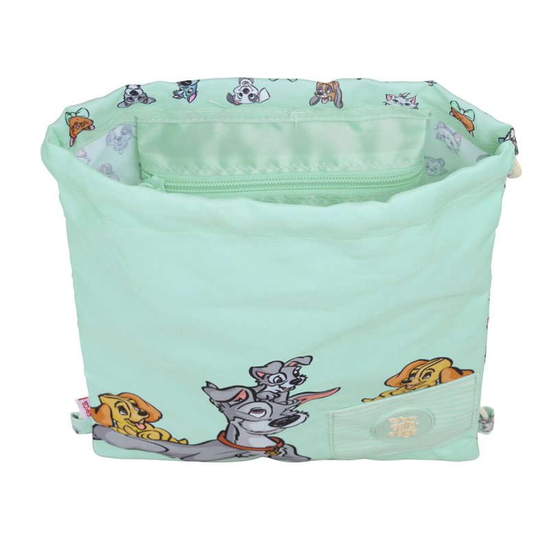 Image secondaire de Sac à dos serré par des ficelles Bleu 26 x 34 x 1 cm