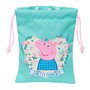 Sac à goûter Peppa Pig Pretty flowers Jaune Menthe