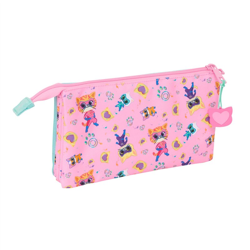 Image secondaire de Fourre-tout SuperKitties Rose Turquoise 22 x 12 x 3 cm