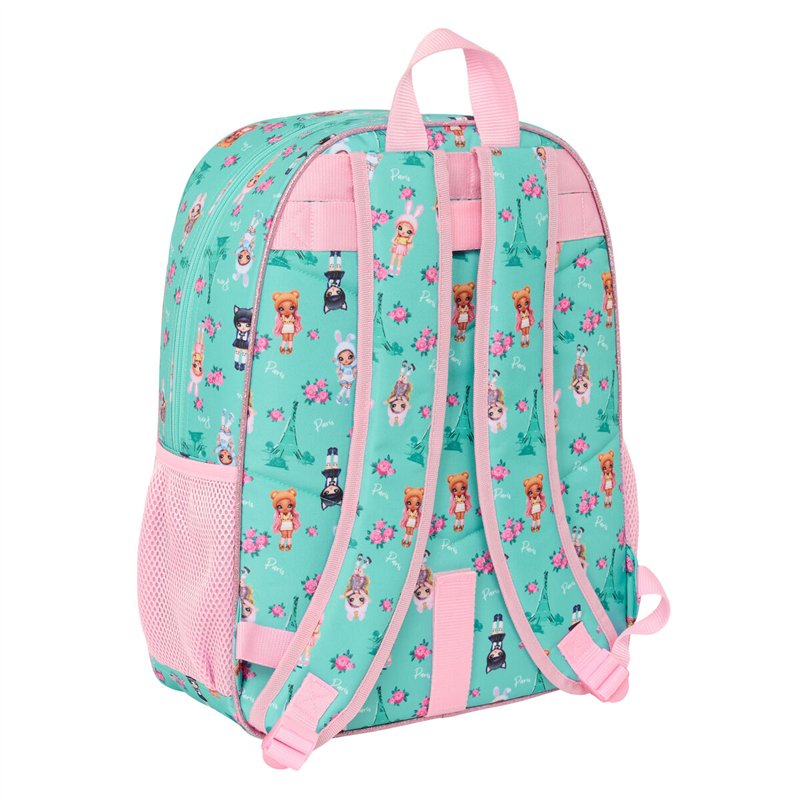 Image secondaire de Cartable Na!Na!Na! Surprise Bunny Rose Turquoise 33 x 42 x 14 cm