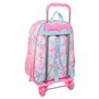 Cartable à roulettes Barbie Painterly Rose Bleu ciel 33 x 42 x 14 cm