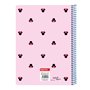 Cahier à Spirale Minnie Mouse Naive Rose 80 Volets