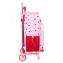 Cartable à roulettes Minnie Mouse Naive Rose 33 x 42 x 14 cm