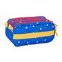 Trousse Fourre-Tout Triple Mickey Mouse Clubhouse Good day Bleu 21,5 x 10 x 8 cm