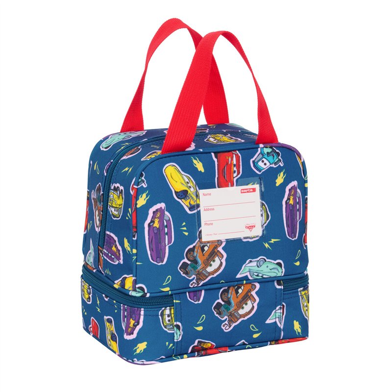 Image secondaire de Sac à goûter Cars Racing Blue marine 20 x 20 x 15 cm