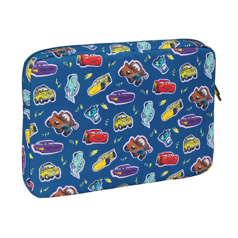 Image secondaire de Housse d'ordinateur portable Cars Racing Blue marine 15,6'' 39,5 x 27,5 x 3,5 cm