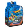 Cartable Hot Wheels Let's race Bleu Noir 22 x 27 x 10 cm