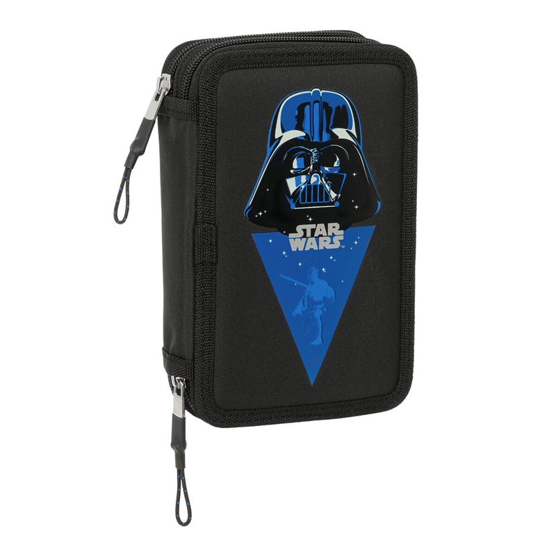Plumier double Star Wars Rebellion Noir 12.5 x 19.5 x 4 cm Plumier double 29 Pièces