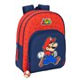 Cartable Super Mario Trick Rouge Bleu foncé 28 x 34 x 10 cm