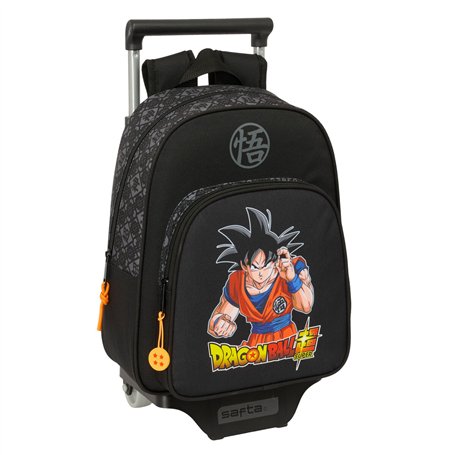Cartable à roulettes Dragon Ball Combat Noir 27 x 33 x 10 cm