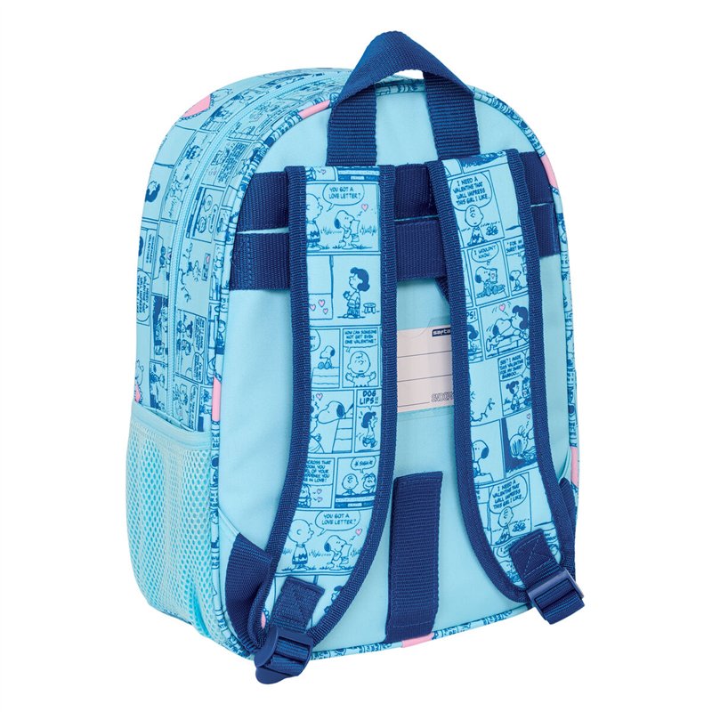 Image secondaire de Cartable Snoopy Love Bleu clair 26 x 34 x 11 cm