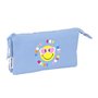 Fourre-tout Smiley Joyful Multicouleur Bleu clair 22 x 12 x 3 cm