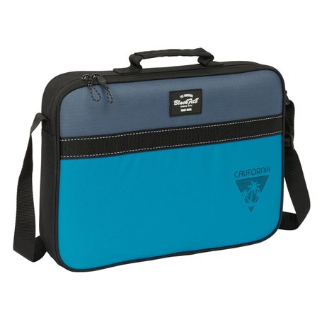 Cartable d'école BlackFit8 California Bleu Noir 38 x 28 x 6 cm