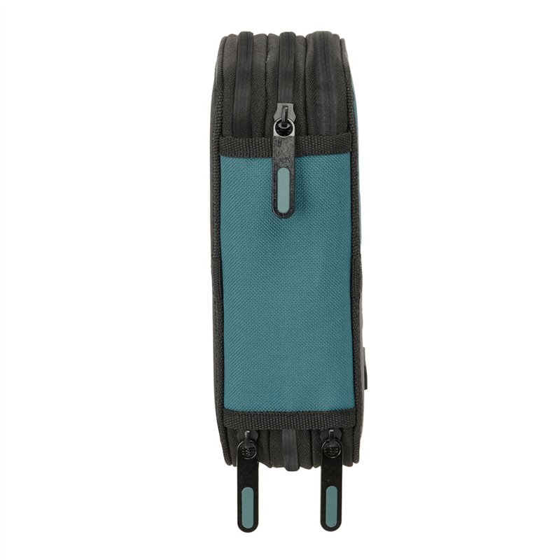 Image secondaire de Pochette à crayons triple Safta Urban style Bleu Gris 12,5 x 19,5 x 5,5 cm 37 Pièces