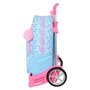 Cartable à roulettes Vicky Martín Berrocal Paraíso Bleu Rose 30 x 46 x 14 cm
