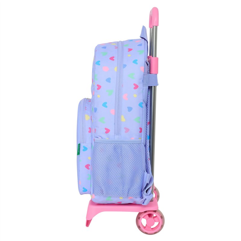 Image secondaire de Cartable à roulettes Benetton Lila Lila 30 x 46 x 14 cm