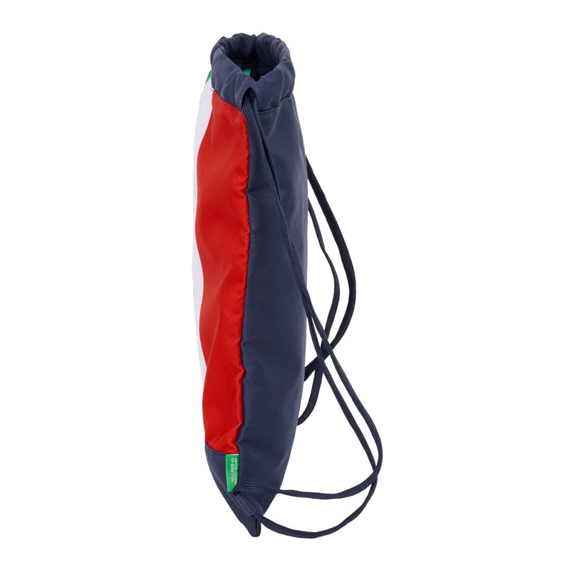 Image secondaire de Sac à dos serré par des ficelles Benetton Flag Blue marine 35 x 40 x 1 cm
