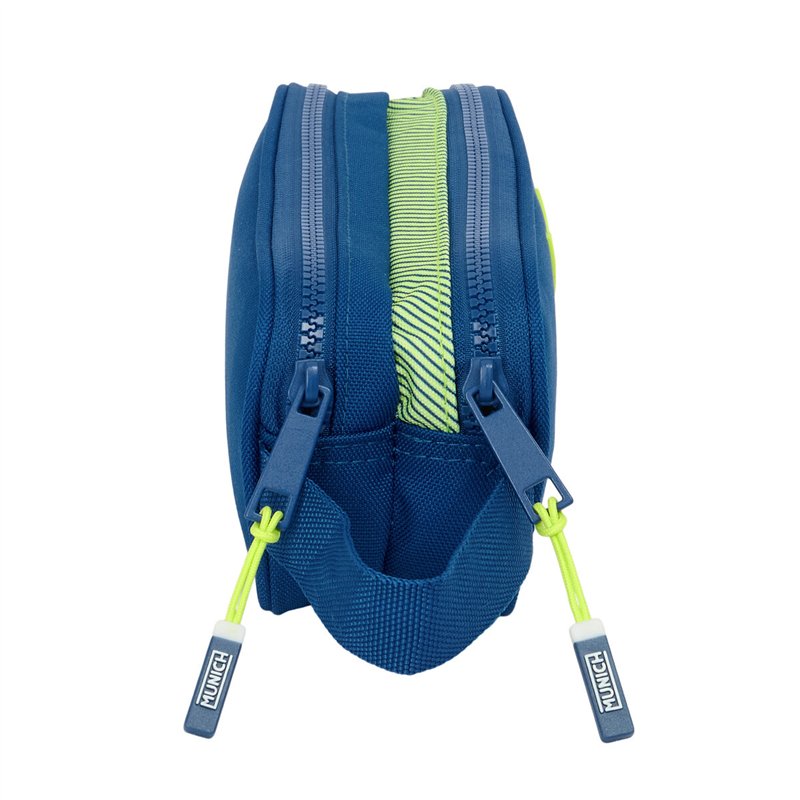 Image secondaire de Trousse Fourre-Tout Double Munich North Blue marine 21 x 8 x 6 cm