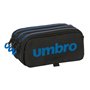 Trousse Fourre-Tout Triple Kelme Jet black Noir 21,5 x 10 x 8 cm
