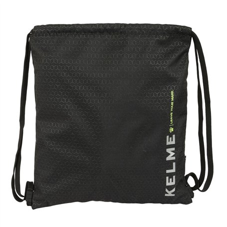Sac à dos serré par des ficelles Kelme Iron Noir 35 x 40 x 1 cm