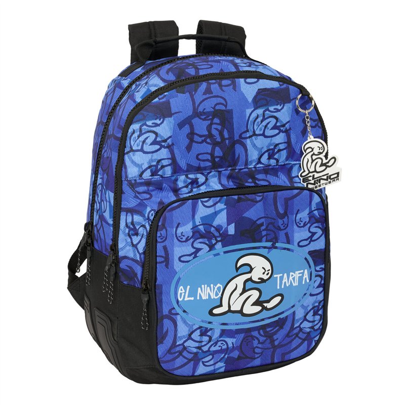 Cartable El Niño Roller Bleu Noir 32 x 42 x 15 cm