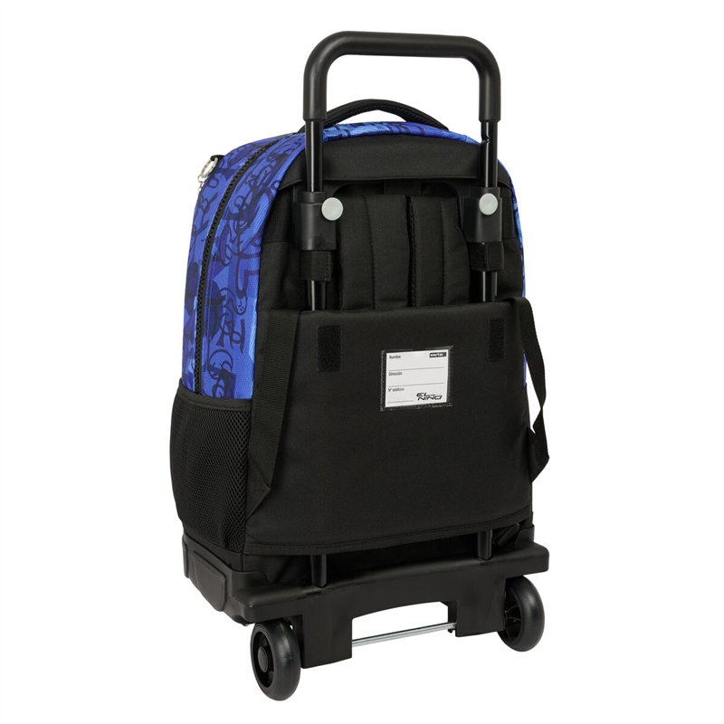 Image secondaire de Cartable à roulettes El Niño Roller Bleu Noir 33 x 45 x 22 cm