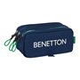 Fourre-tout Benetton Green Blue marine 21,5 x 10 x 8 cm