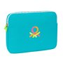 Housse d'ordinateur portable Benetton Summer Bleu 15,6'' 39,5 x 27,5 x 3,5 cm