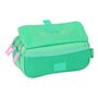Trousse Fourre-Tout Triple Benetton Mint Vert 21,5 x 10 x 8 cm