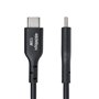 Câble USB Startech USB2AC2MNC Noir 2 m