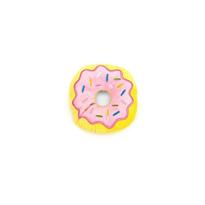 Image secondaire de Jouet pour chien en peluche Gloria Frosty 3 x 5 x 14 cm Donut Rose