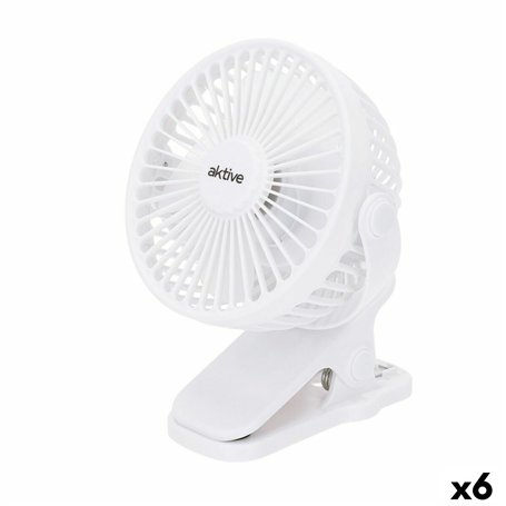 Ventilateur de Bureau Rechargeable Aktive (6 Unités)