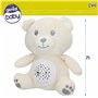 Peluche Projecteur LED Colorbaby Tissu Peluche Plastique 20 x 25 x 12 cm (4 Unités)