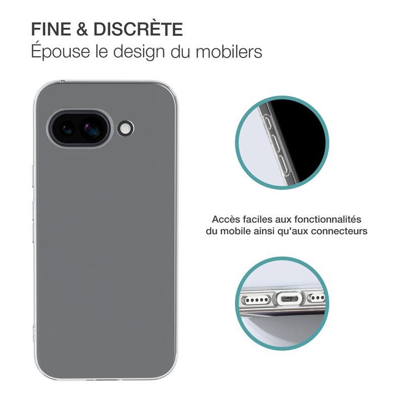 Image secondaire de Coque Google Pixel 9A Transparente Bigben