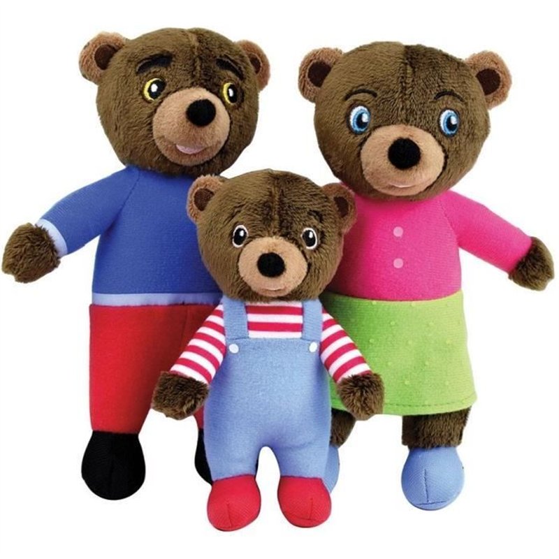 Image secondaire de Coffret peluche - PETIT OURS BRUN - JEMINI - Famille : Maman ours, Papa ours et Petit ours brun