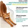 Collier répulsif anti-tiques et puces - VETOCANIS - Noir Reflechissant pour Chat